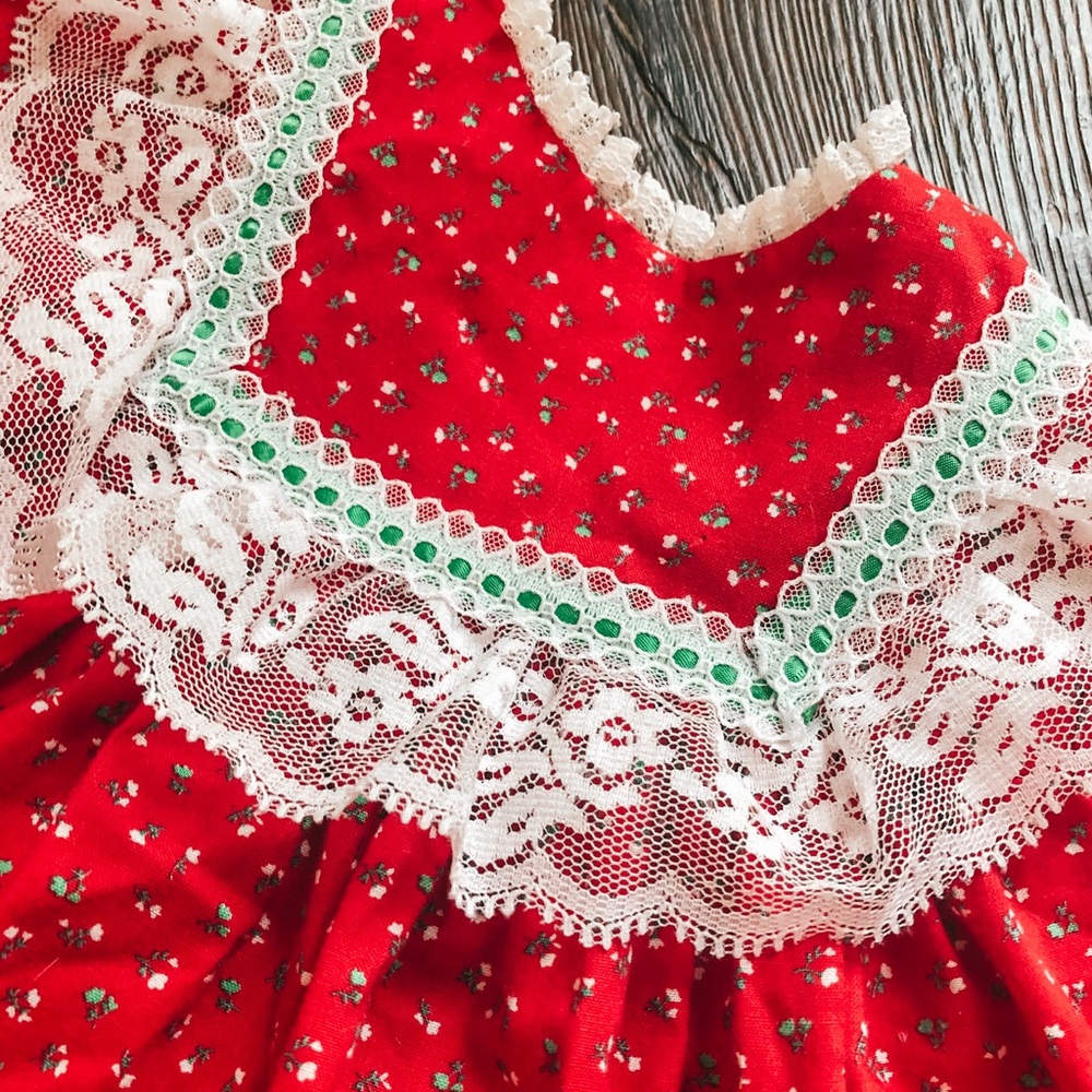 Vintage 2T Red Dress
